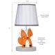 preview thumbnail 3 of 2, Bedtime Originals Acorn Gray/White/Orange Fox Nursery Lamp with Shade & Bulb