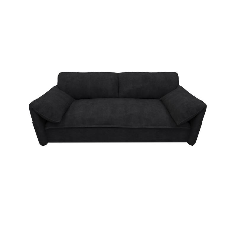 Multi-Functional 63.8" Queen Pull Out Sofa Bed with Side Storage and Wheels - 3-in-1 Convertible Sleeper Sofa