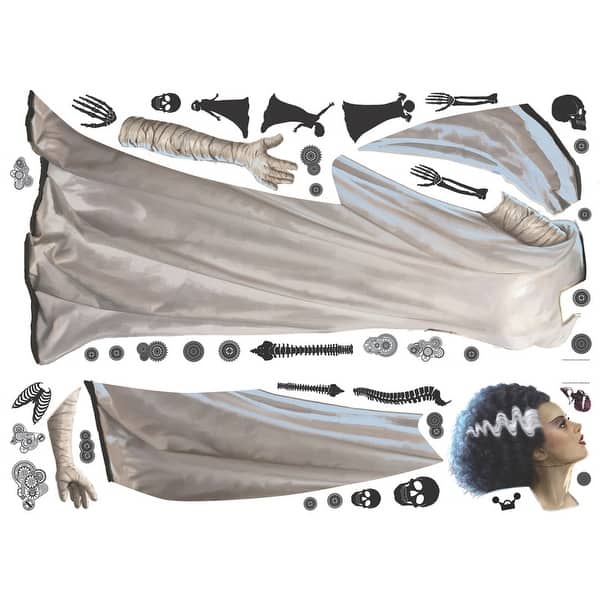 slide 2 of 8, Classic Monsters Bride Of Frankenstein Giant Peel and Stick Wall Decals by RoomMates