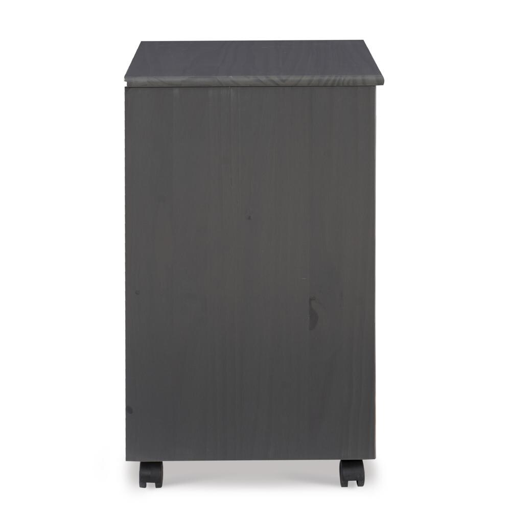 Six Drawer Wide Roll Storage Cart with Wheel