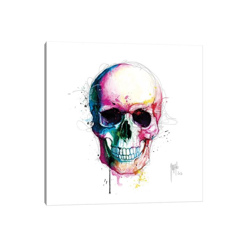 iCanvas "Angels Skull" by Patrice Murciano Canvas Print