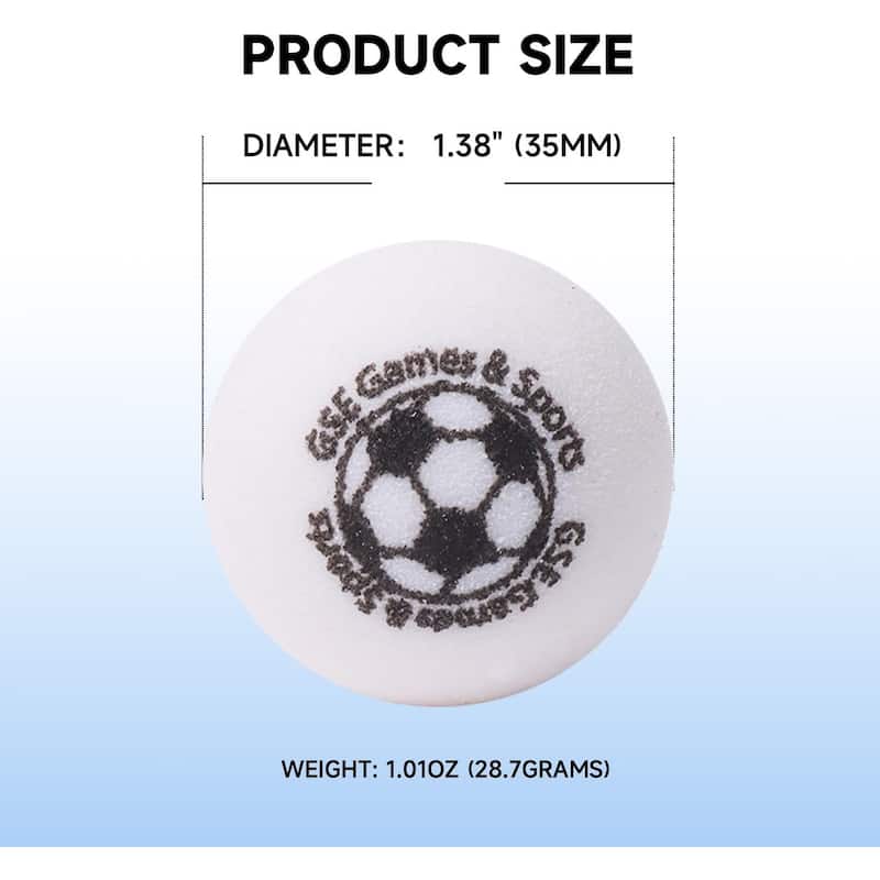 GSE™ 3-Pack 1.365" Regulation Size Table Soccer Foosball Table Replacement Balls