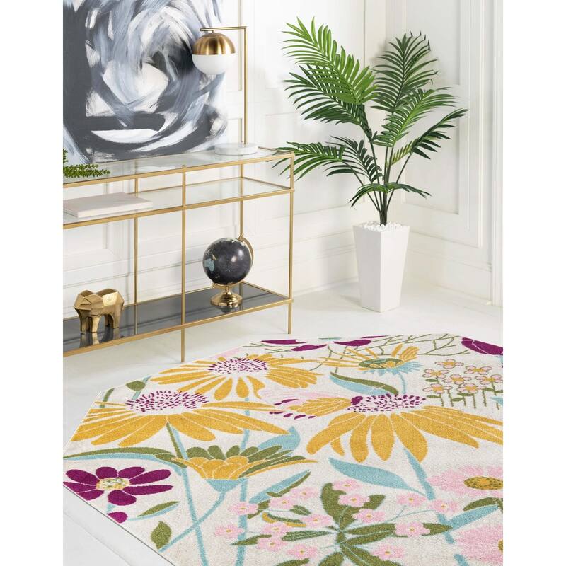 Contemporary Demdence Collection Area Rug