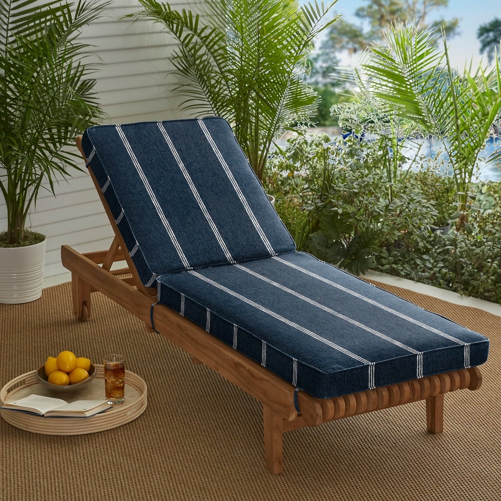 Sorra Home Sunbrella Outdoor Chaise Lounge Cushion