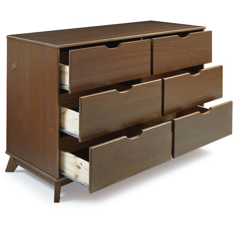 Purcell Wood 6 Drawer Dresser