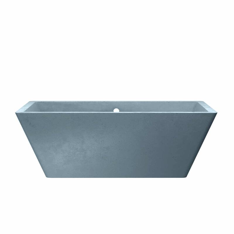 Native Trails NativeStone 66" Free Standing Stone Composite Soaking