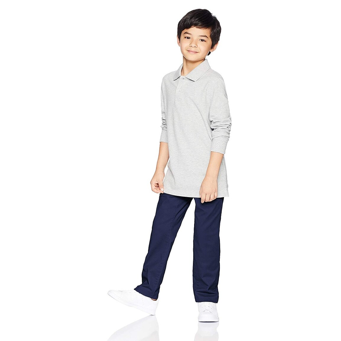 boys black chino pants