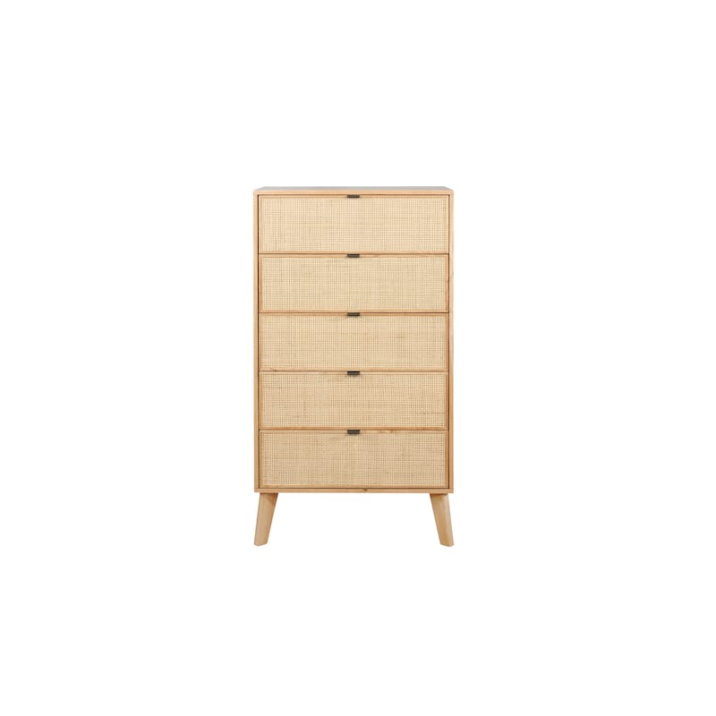 Adelphi Rattan 5-Drawer Chest