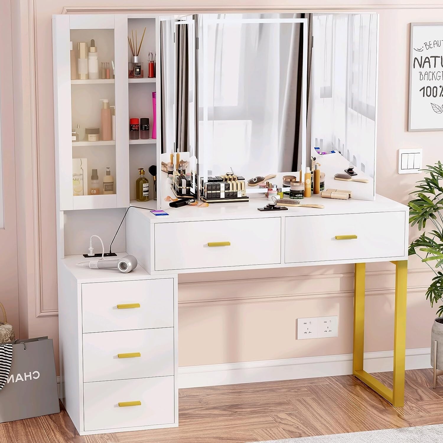 Makeup vanity store big