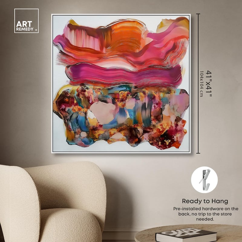Flow State II Canvas by Art Remedy