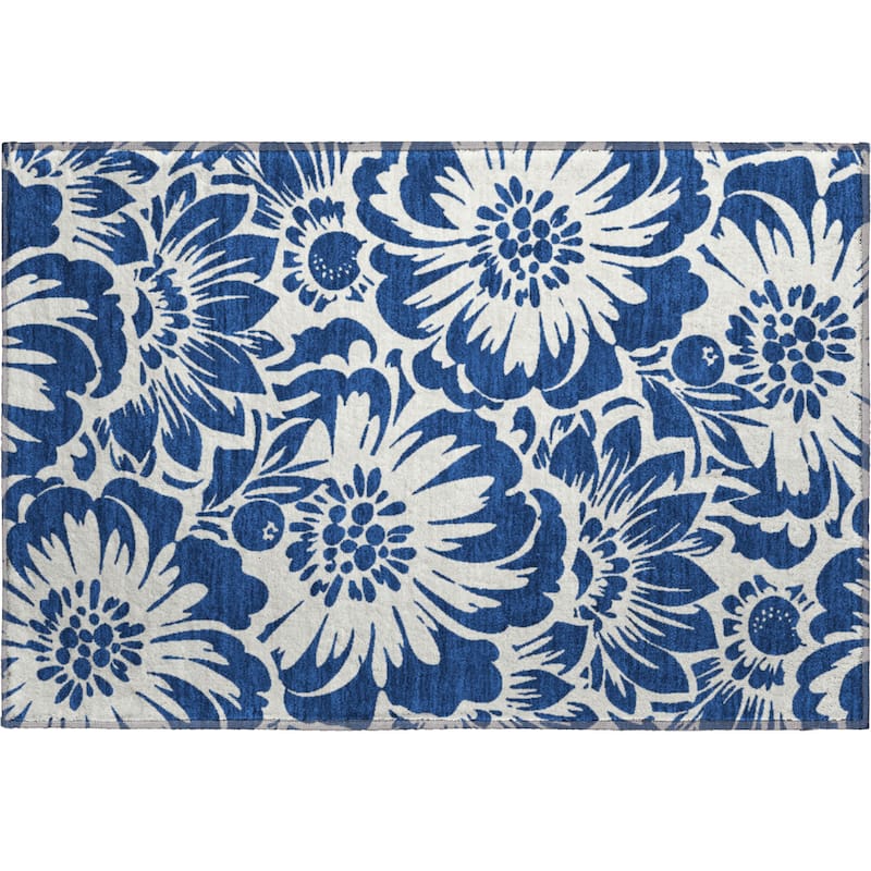 Premium Washable Super Soft Modern Floral Mayfield Rug