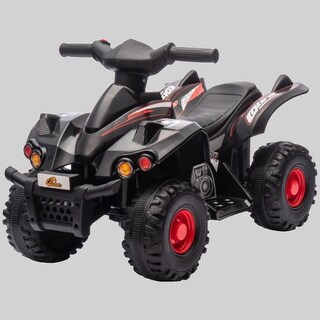 6V Ride-On Kids ATV, Electric 4-Wheeler Quad with Music and Smooth Speed Control, for Boys & Girls