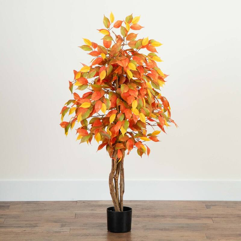 Ficus Artificial Potted Tree - 3' - Unlit