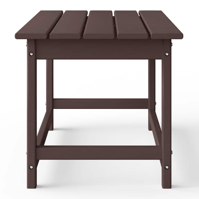 Laguna Hdpe All Weather Outdoor Patio Rectangular Coffee Table