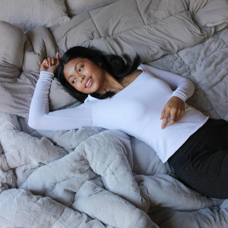 Are You Kidding Bare - Coma Inducer® Oversized Comforter - Antarctica Grey
