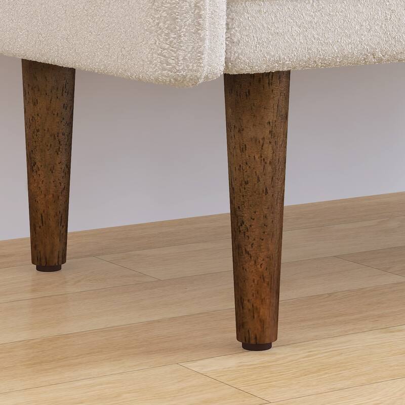 Teddy velvet storage stool, ,with storage space