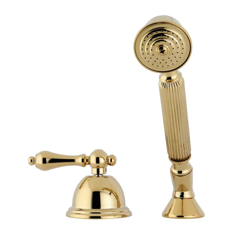 Vintage Deck Mount Hand Shower with Diverter for Roman Tub Faucet