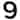 Sure-Loc HN5-9 5" Tall Zinc House Number 9