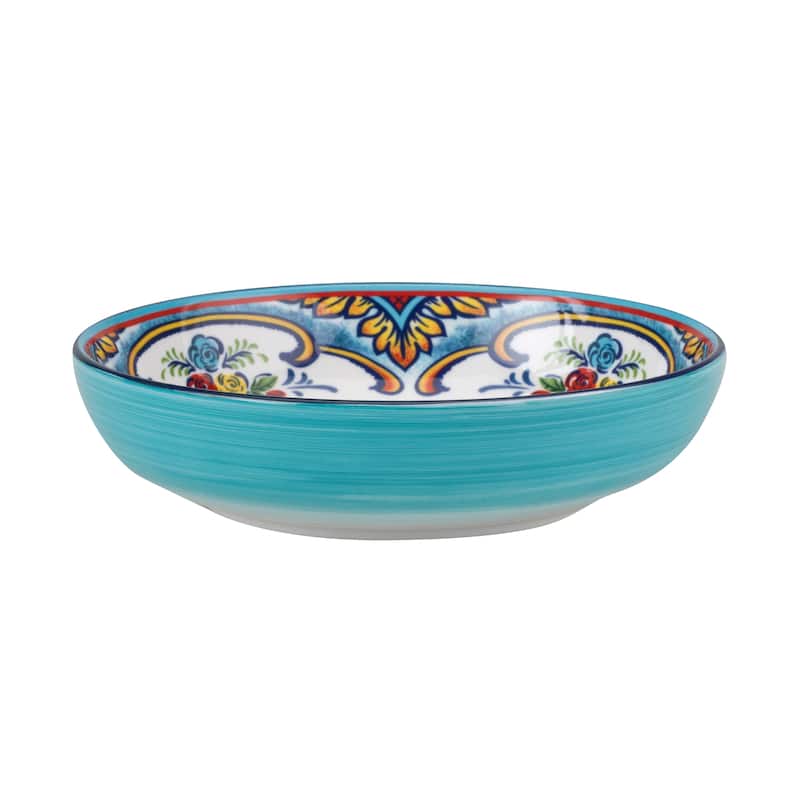 Euro Ceramica Zanzibar 4 Piece.8.5" Pasta Bowl Set - 40 oz