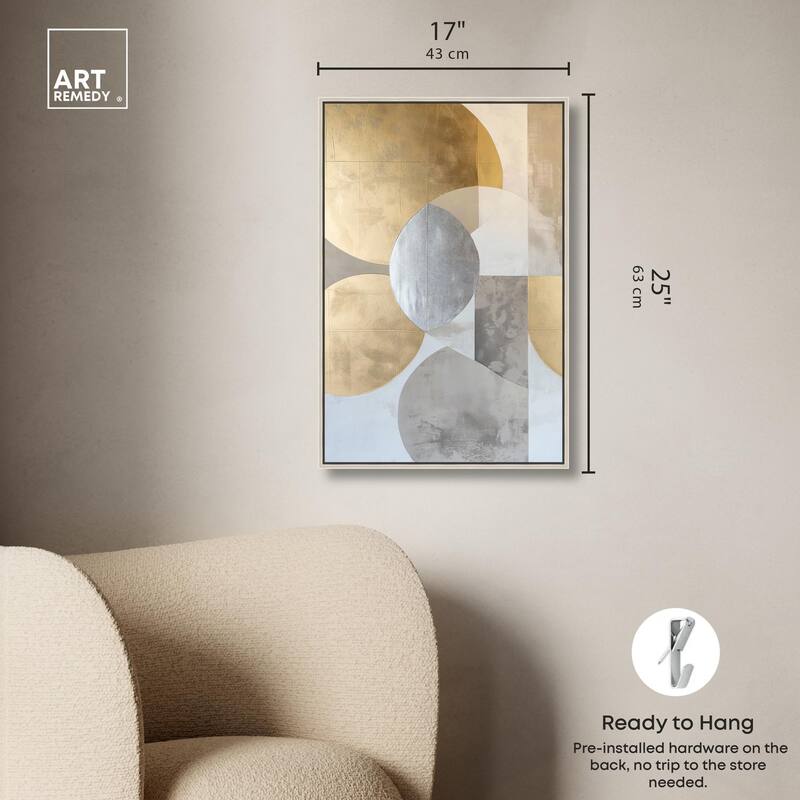 Golden Sequence I Canvas by Art Remedy