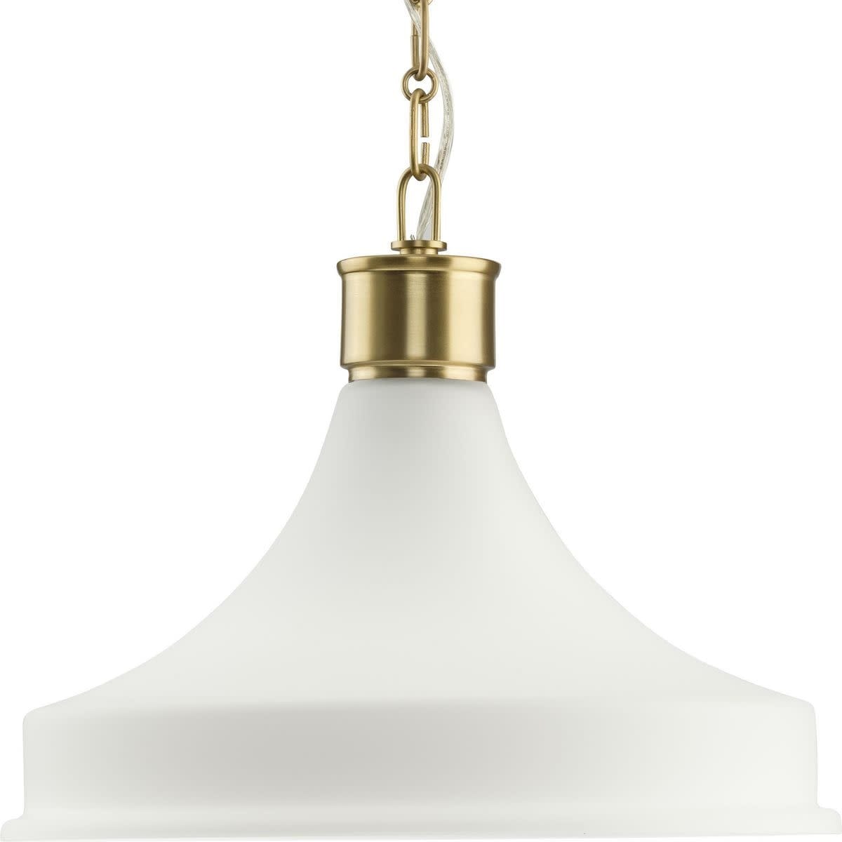 Progress Lighting P500478 Graelyn 14" Wide Pendant with Opal Glass