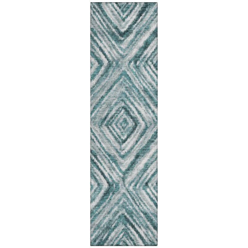 Machine Washable Indoor/ Outdoor Chantille Moroccan Boho Contemporary Rug