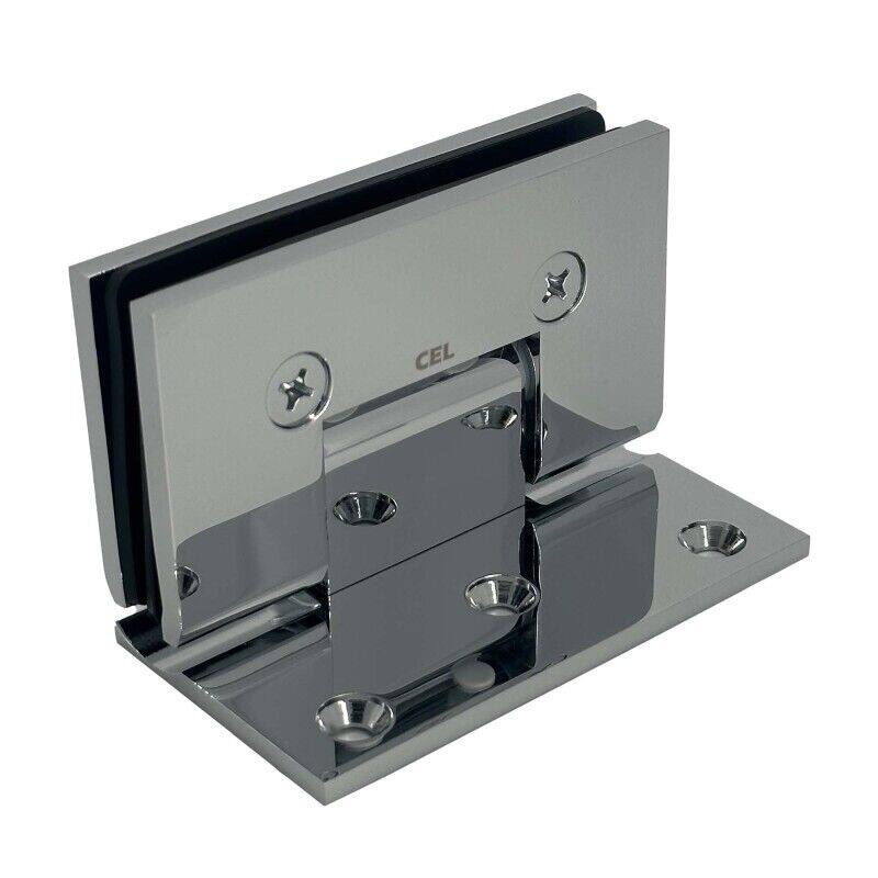 CEL Wall Mount Offset Back Plate Hinge for Frameless Shower Door