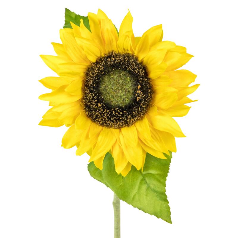 25" Yellow Artificial Sunflower Spray