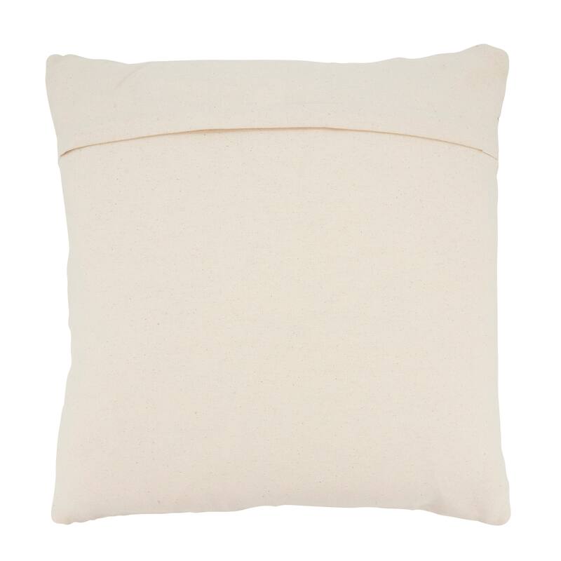 Earth Tone Banded Outdoor Throw Pillow