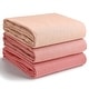 preview thumbnail 12 of 30, Muslin Swaddle Blankets Pack of 3 by Comfy Cubs Blush, Bold Blush, Dusty Rose