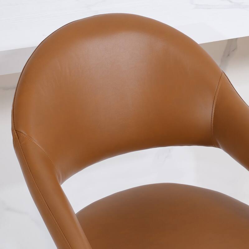 26" Velvet/ Faux Leather Counter Height Swivel Bar Stools Set of 2/4 - 39.2"H x 20.4"W X 22"D