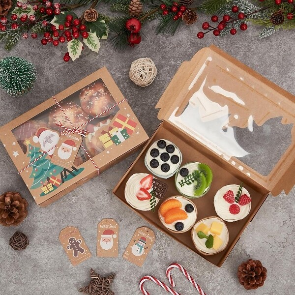 12 Pack Christmas Cookie Boxes with Window - Bed Bath & Beyond
