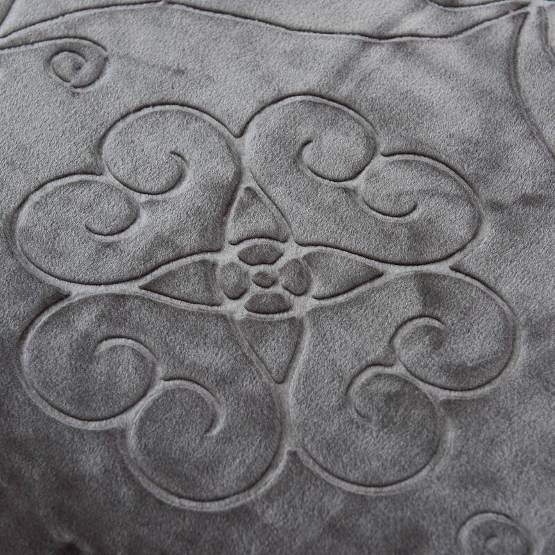 Queen Embossed Mink Flannel Blanket