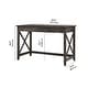 preview thumbnail 8 of 49, Key West 48W Writing Desk by Bush Furniture