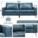 preview thumbnail 20 of 42, AECOJOY 79" Faux Leather Couch for Living Room, Loveseat Small Sofa, Indoor Modern Sofa for Apartment Office
