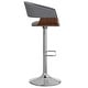 preview thumbnail 40 of 43, WYNDENHALL Calinda Mid Century Modern 33 inch Adjustable Swivel Bar Stool