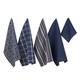 DII Assorted Kitchen Dishtowel & Dishcloths (Set of 5) - French Blue