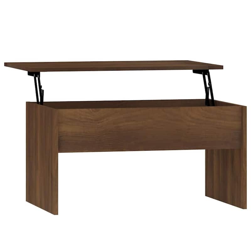 vidaXL Coffee Table Lift Top End Table Accent Side Sofa Table Engineered Wood - 31.5" x 19.9" x 16.3"