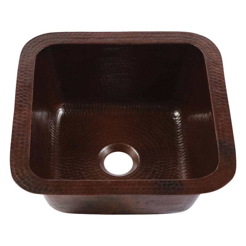 Pollock Copper 12" Single Bowl Undermount Kitchen Sink