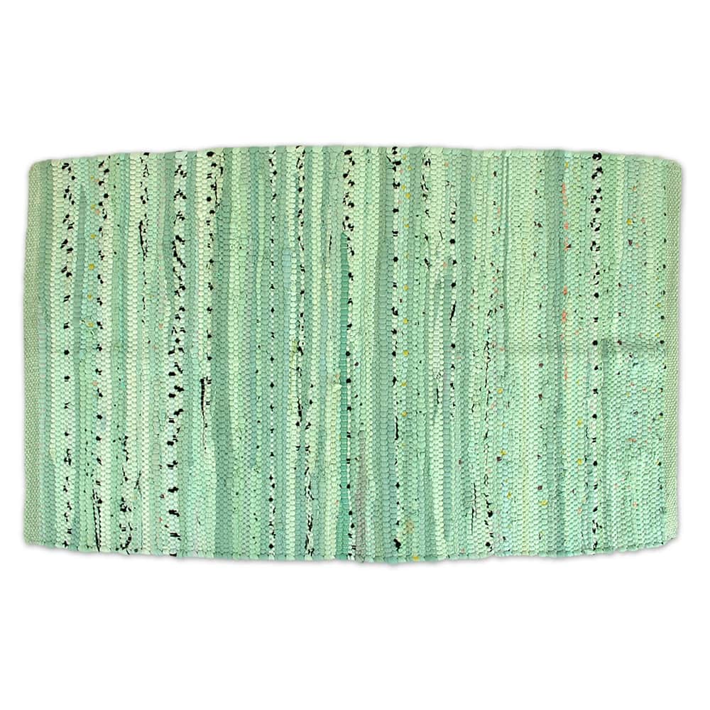 DII Recycled Fabric Striped Handmade Rag Rug