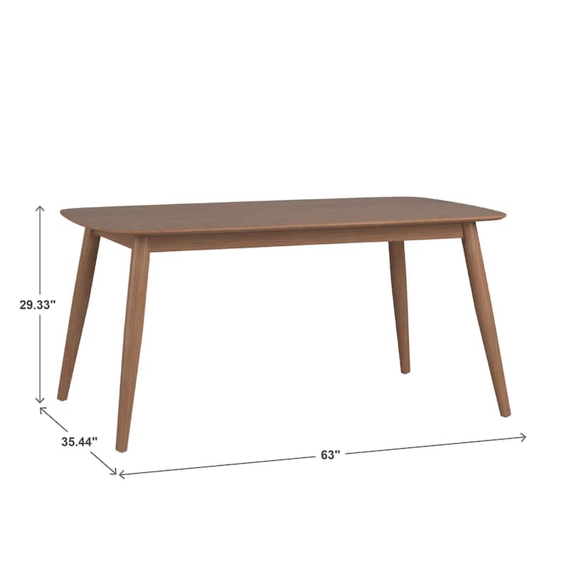 Norwegian Mid Century Danish Modern Tapered Dining Table iNSPIRE Q Modern
