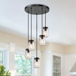 The Gray Barn Heavenly Winds Modern Industrial 5-light ...