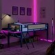 preview thumbnail 3 of 28, Kids and Baby Twin Size Metal Loft Bed with Desk,LED Lights,Storage Shelves