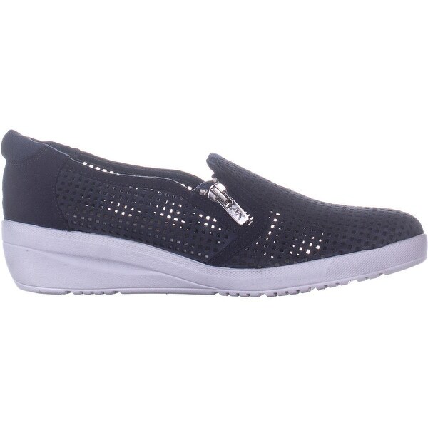anne klein wedge sneakers