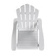 preview thumbnail 19 of 32, Hollywood Outdoor Outdoor Acacia Wood Foldable Adirondack Chairs (Set of 2) by Christopher Knight Home