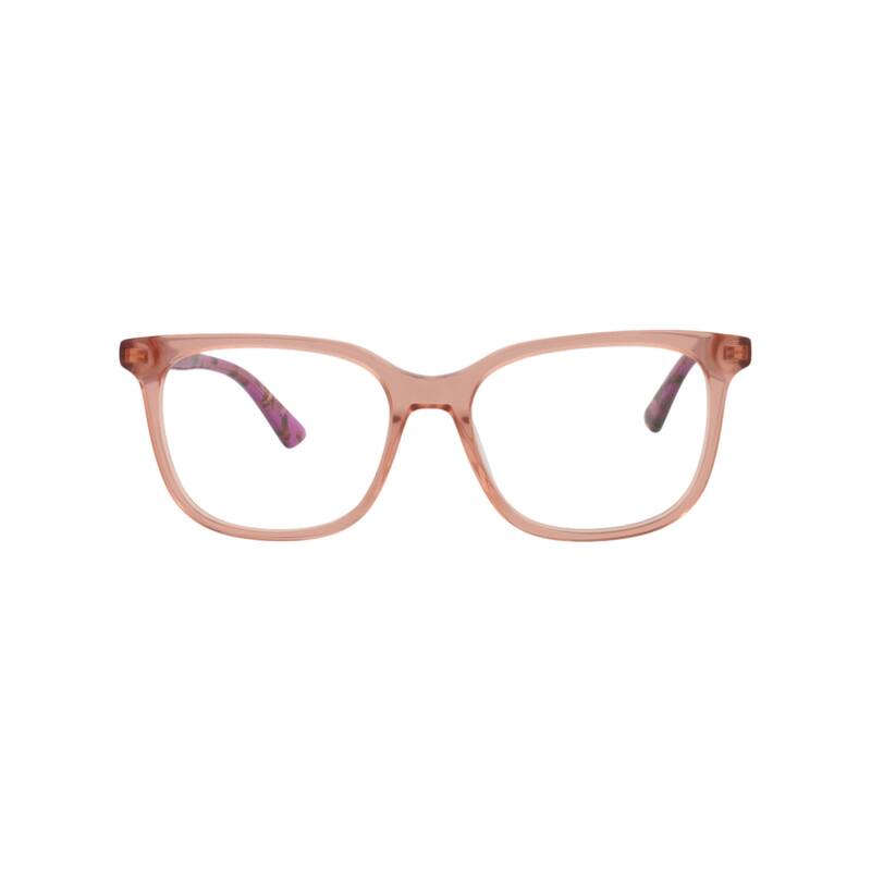 McQ Alexander McQueen Square-Frame Acetate Optical Frames - Pink Havana Transparent - N/A