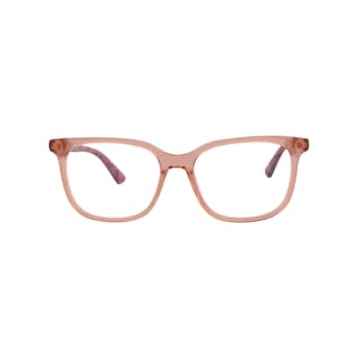 McQ Alexander McQueen Square-Frame Acetate Optical Frames - Pink Havana Transparent - N/A