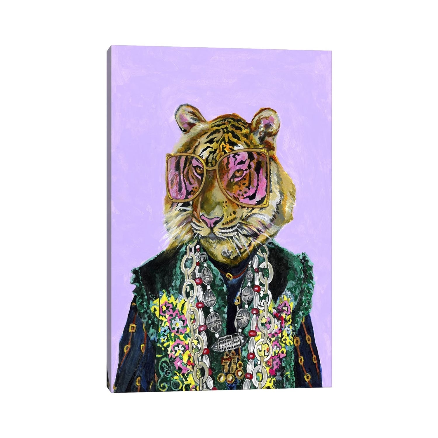 pen Tak svejsning iCanvas "Gucci Bengal Tiger" by Heather Perry Canvas Print - Overstock -  30747944