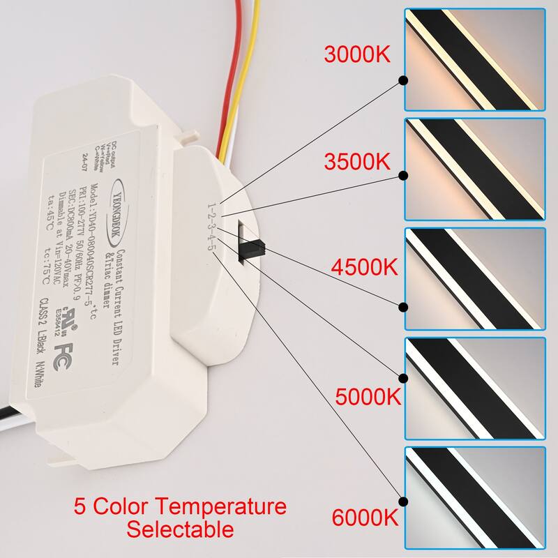 2-Pack 48" RGB Smart Outdoor Wall Lights