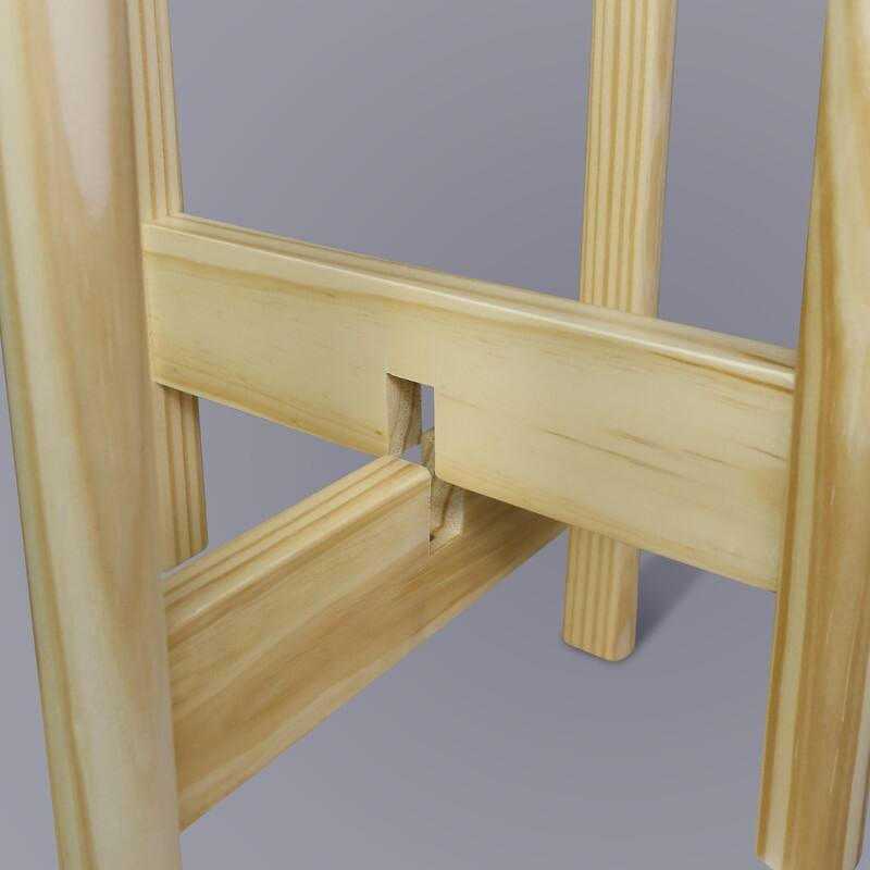 Mid-Century Modern Wood Plant Display Stand (Stand Only)
